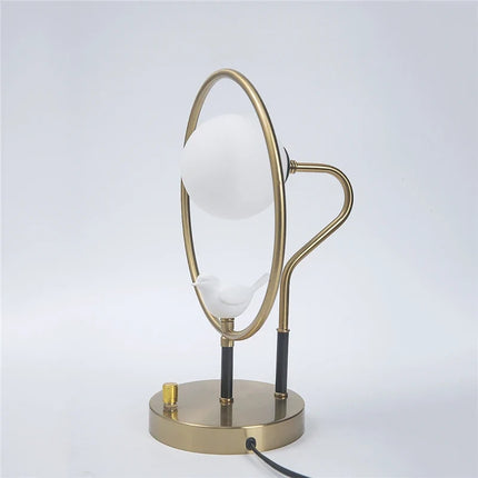 Lampadaire nordique en verre design moderne avec ampoules incluses — LZ4G7XQ
