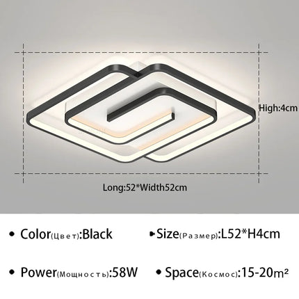 plafonnier led moderne pour décoration intérieure élégante