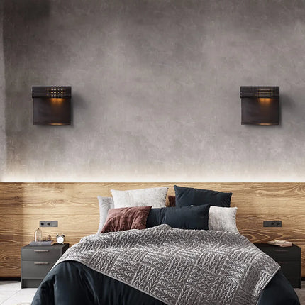 Applique murale LED moderne en laiton brossé minimaliste — LZ4X9P2