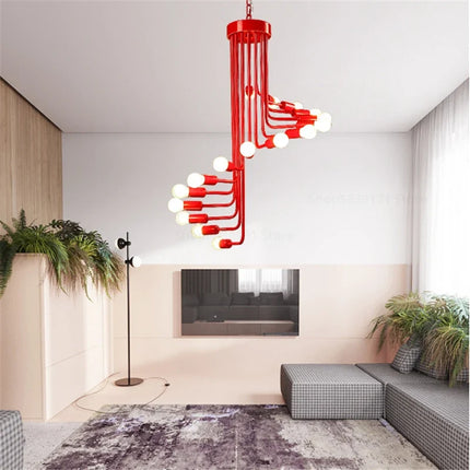 Lustre LED nordique pour loft et restaurant — LZ4X9T1