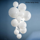 Corps de lampe blanc / Blanc froid / D80X120cm