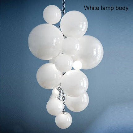 Suspension en verre design italien motif raisin lumineux — LZ4D7Q9