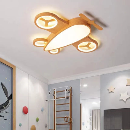 Plafonnier LED design avion style nordique pour chambre enfant — LZ4X9T2
