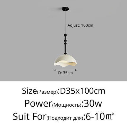 Plafonnier créatif haut de gamme en coquille d'œuf pour chambre girly — LZ4X9P2Q