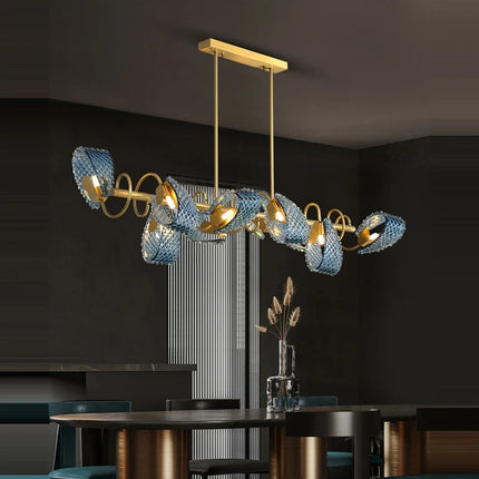 Lustre en verre cristal LED pour éclairage élégant — LZ4X9P2