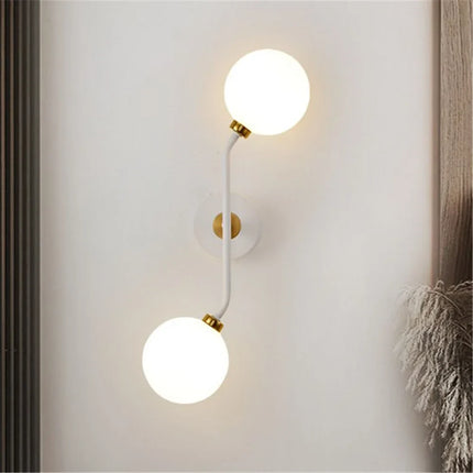 Applique murale moderne en métal et verre style nordique — LZ4X7Q9