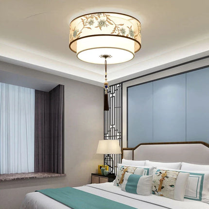 Lustre chinois rétro pour une ambiance chaleureuse et élégante — LZ4X9T