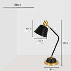 Lampe de table noire / CHINE