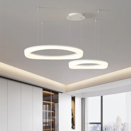 Lustre circulaire LED au design nordique moderne et créatif — LZ4P9XQ