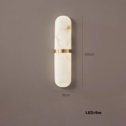 Suspension ronde en marbre et acier inoxydable élégant — LZ4X9P