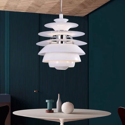 Lustre suspension postmoderne nordique à plusieurs niveaux décoratifs — LZ4X9P