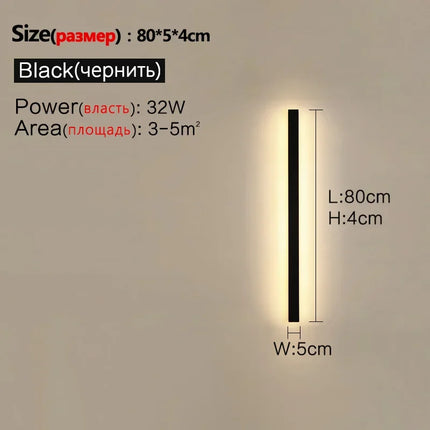Applique murale LED étanche pour éclairage décoratif extérieur — LZ4X9P2