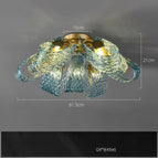 Warm light / 9 light ceiling lamp
