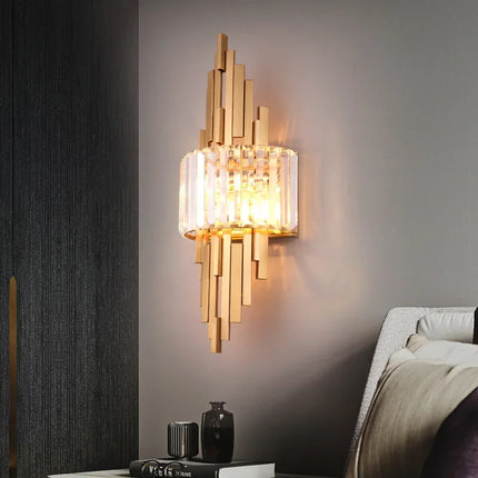 Applique murale moderne en cristal pour décoration intérieure — LZ4X9T2