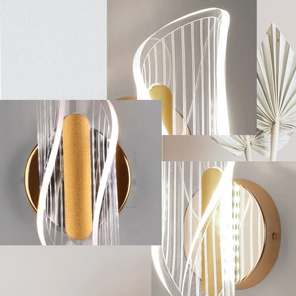 Applique murale LED moderne en acrylique pour salon et chambre — LZ4X9T2