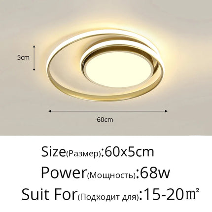 Plafonnier LED moderne pour éclairage intérieur décoratif — LZ4P9XJ