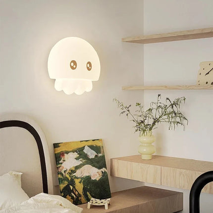 Lampe de chevet poulpe mignon pour chambre enfant, décoration créative — LZ4P9XQ