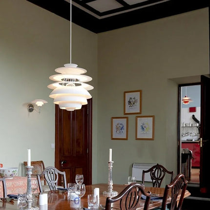 Lustre suspension postmoderne nordique à plusieurs niveaux décoratifs — LZ4X9P