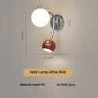 Applique Rouge / Lumière blanche