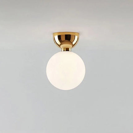 Plafonnier en verre au design moderne et minimaliste pour intérieur élégant — LZ4X9P