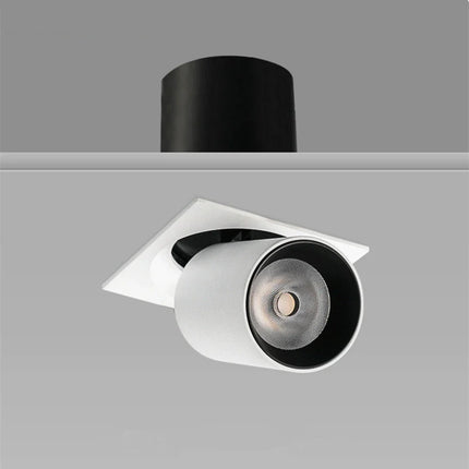 Spot LED carré encastrable à rotation et bras télescopique flexible — LZ4X9T1