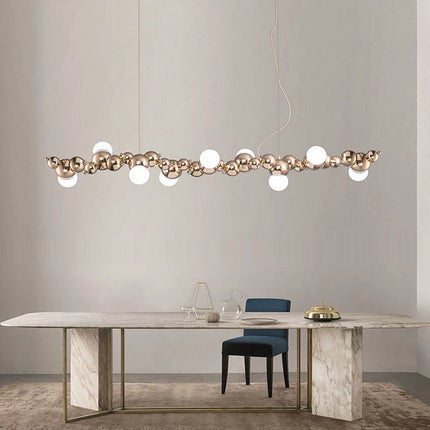 Lustre suspension LED à intensité variable au design artistique — LZ7XQ2