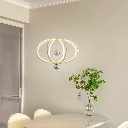 Lustre suspension LED pour éclairage intérieur moderne — LZ4X9P2