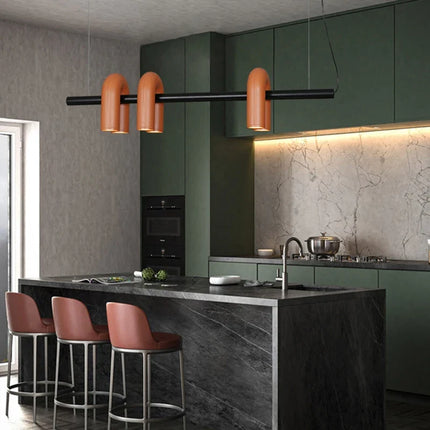 Lustre suspension art déco en métal avec cordon réglable — LZ4X9P2