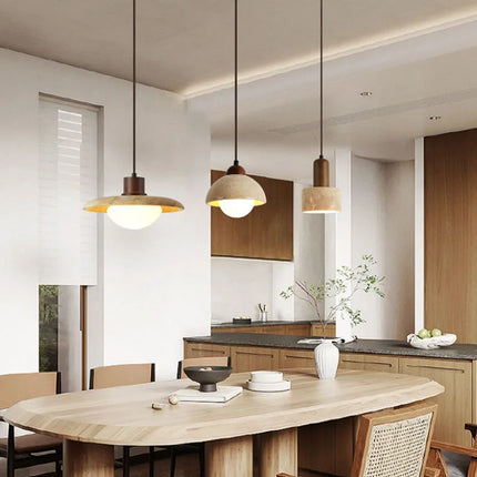 Suspension LED en pierre naturelle à cordon réglable — LZ4X9P