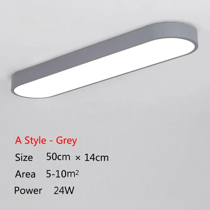 Plafonnier LED moderne pour balcons, couloirs, chambres et cuisine — LZ4X9P2