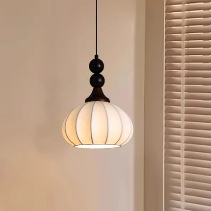 Lustre en soie avec abat-jour tissu lumineux — LZ4X9Q2M