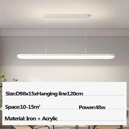 plafonnier moderne à leds pour éclairage intérieur suspendu