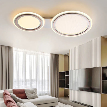 Plafonnier moderne en métal pour intérieur élégant et créatif — LZ4QX9