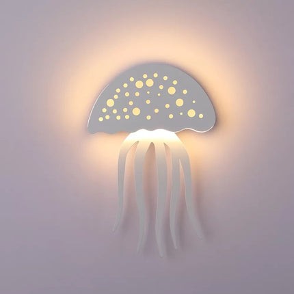 Applique murale LED blanche en forme de méduse — LZ4FJ9K