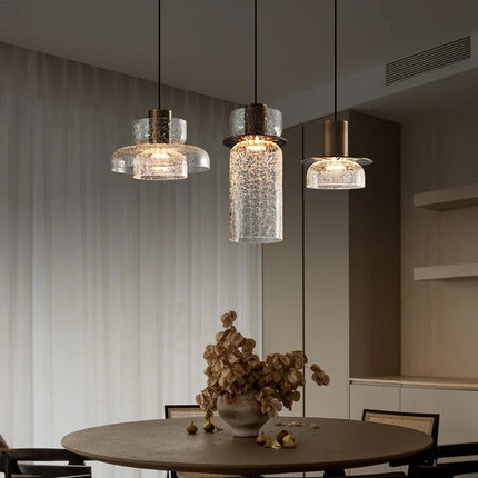 Suspension réglable en verre pour éclairage intérieur créatif — LZ4X9P