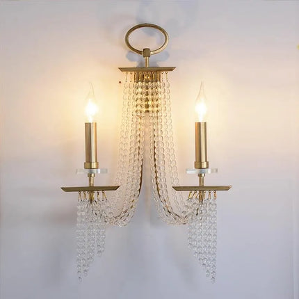 Applique murale LED en cristal au design moderne et luxueux — LZ4X9P2