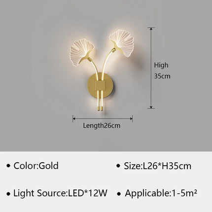 Applique murale LED au design moderne pour décoration intérieure élégante — LZ4P9XQ