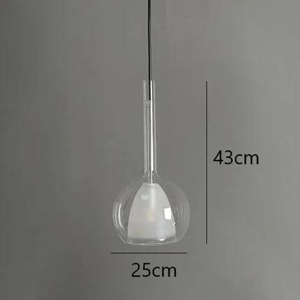 Suspension en verre au design nordique moderne pour éclairage décoratif — LZ4M9X2