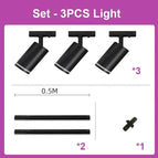 3pcs Black set / Neutral light Bulb / CHINA