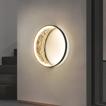 Applique murale moderne en forme de croissant de lune décoratif — LZ4X9P2