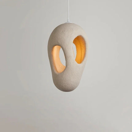 Suspension artisanale en résine style japonais Wabi Sabi — LZ4X9M2