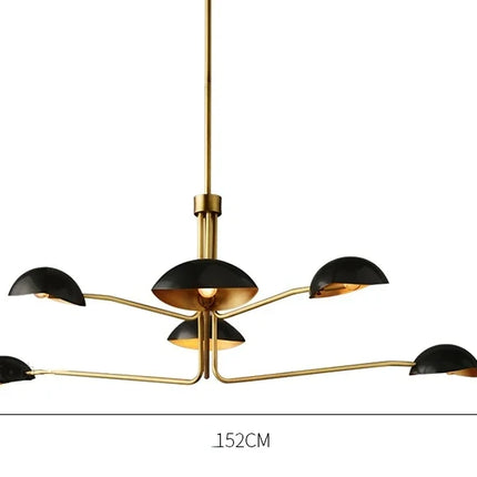 Lustre Moderne style néoclassique couleur cuivre