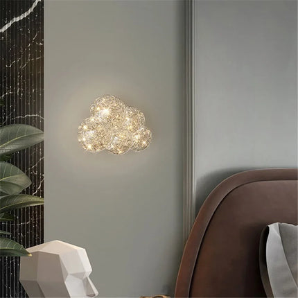 Applique murale art déco en résine transparente design italien — LZ4X7Q