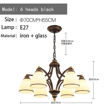 Lustre rétro américain style campagnard pour suspension — LZ4X7Q9