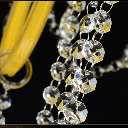 Lustre en cristal fantaisie pour mariage moderne et élégant — LZ4X9J