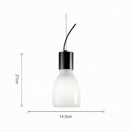 Suspension en verre design italien pour cuisine et salle à manger — LZ4X9T
