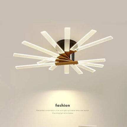 Plafonnier LED en acrylique au design élégant pour intérieur — LZ4X9P2