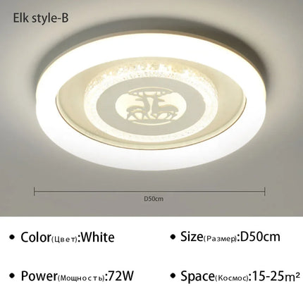 Plafonnier LED moderne pour décoration intérieure lumineuse et élégante — LZ4X9T2