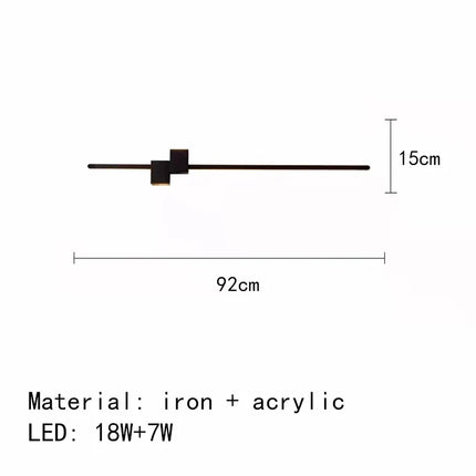Applique murale LED au design artistique minimaliste — LZ4X9P2