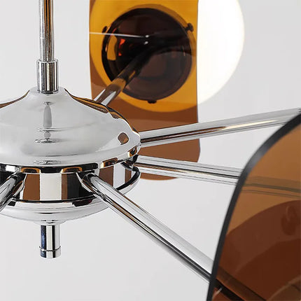 Lustre suspension Bauhaus en acrylique style nordique vintage — LZ4X9M